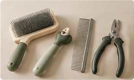 Pet grooming and cleaning tools
